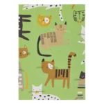 A5 Plain Notebook - Cats - Thumbnail Image 2