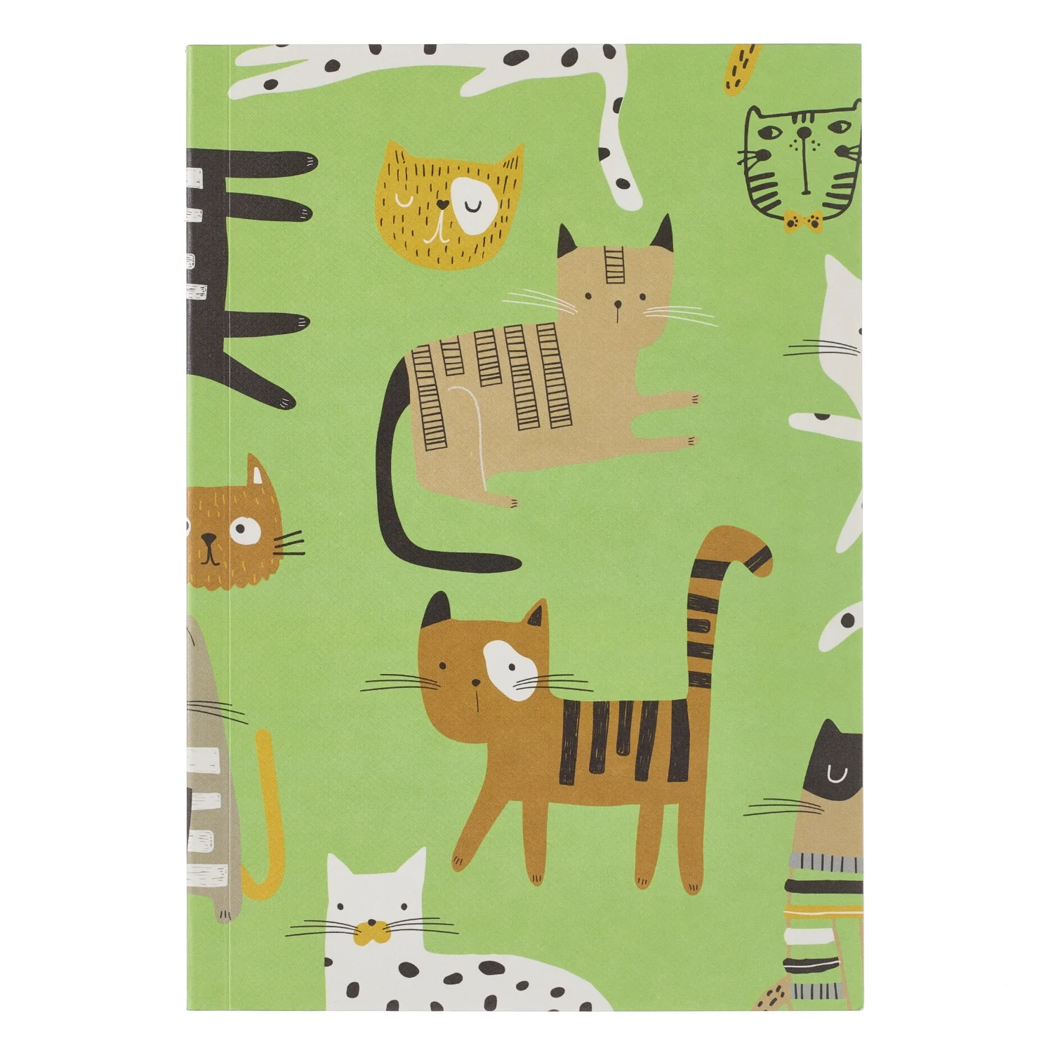 A5 Plain Notebook - Cats - Image 2
